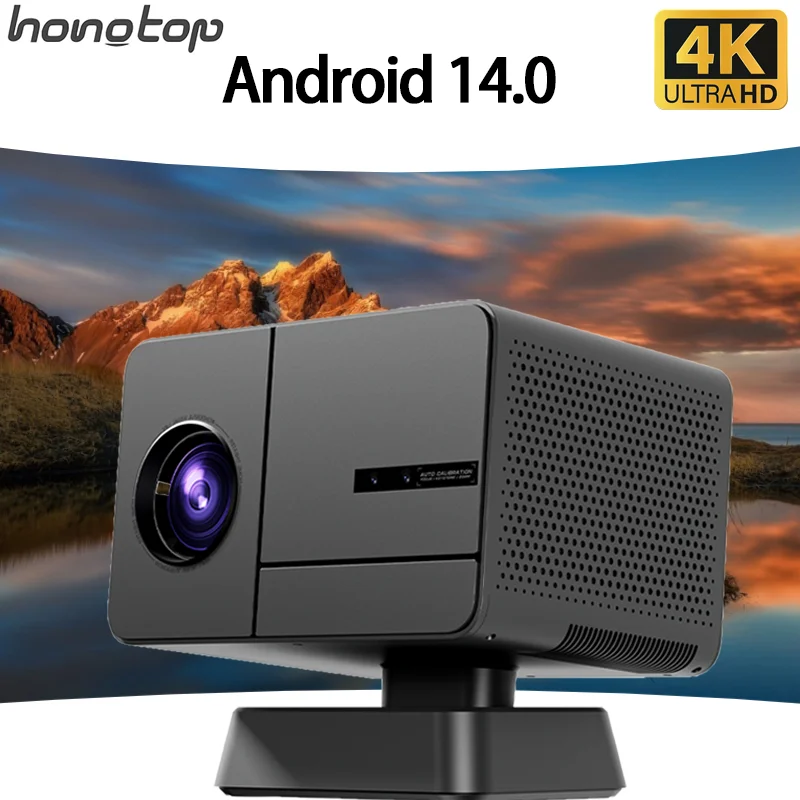 Home Cinema Usb - Proyektor Portabel HONGTOP 4K 1080P Full