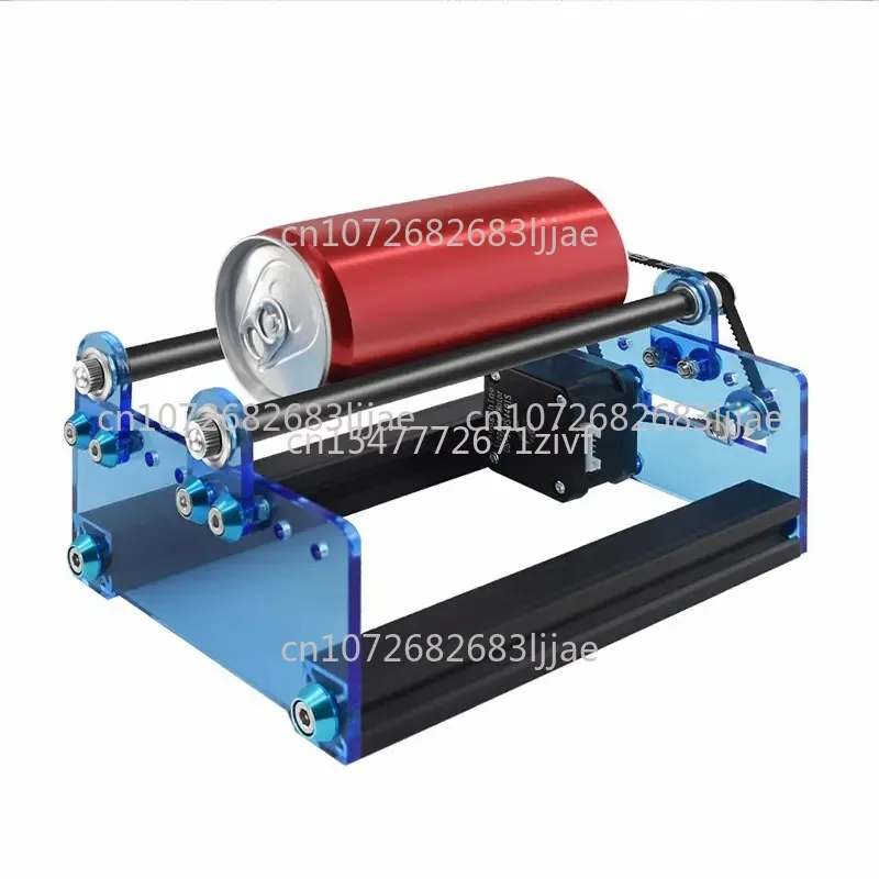 Used to fix carved cylindrical object cans. 3D printer laser engraving machine Y-axis rotating roller engraving module