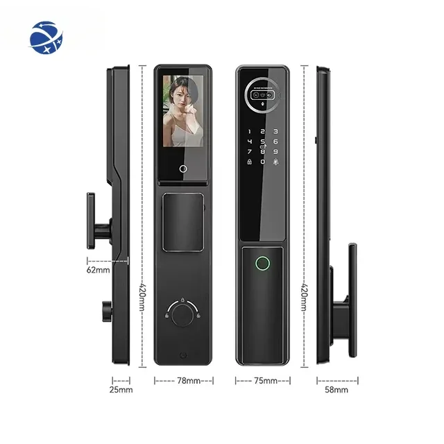 Original brand new！Automatic Remote Control Video Call Smart Door Lock Digital Camera Door Lock Face Recognition