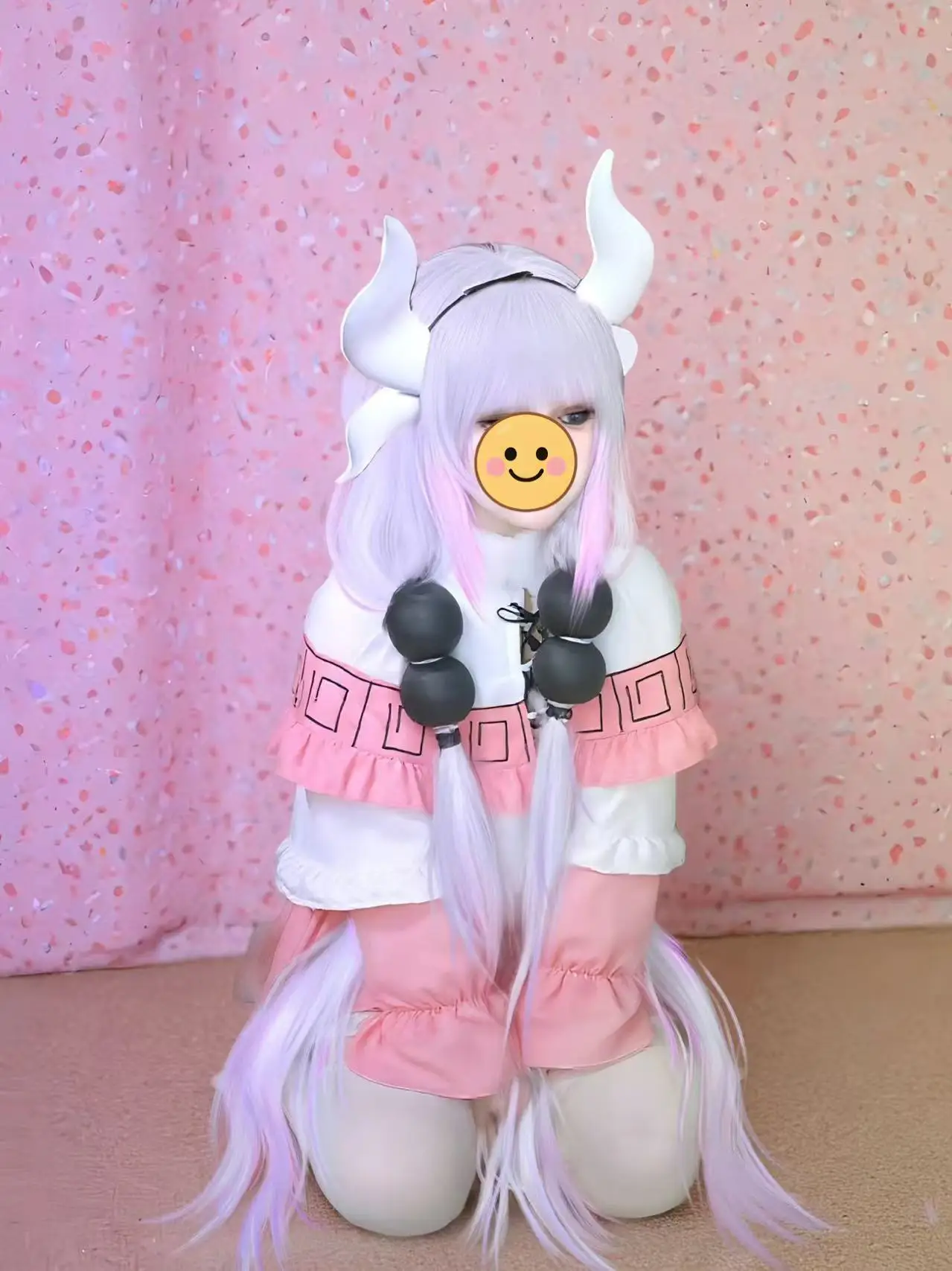 Kanna Kamui Cosplay Costume Anime Miss Kobayashi's Dragon Maid Halloween Party Kawai Dress Costume Wig For Women Cosplay Costume