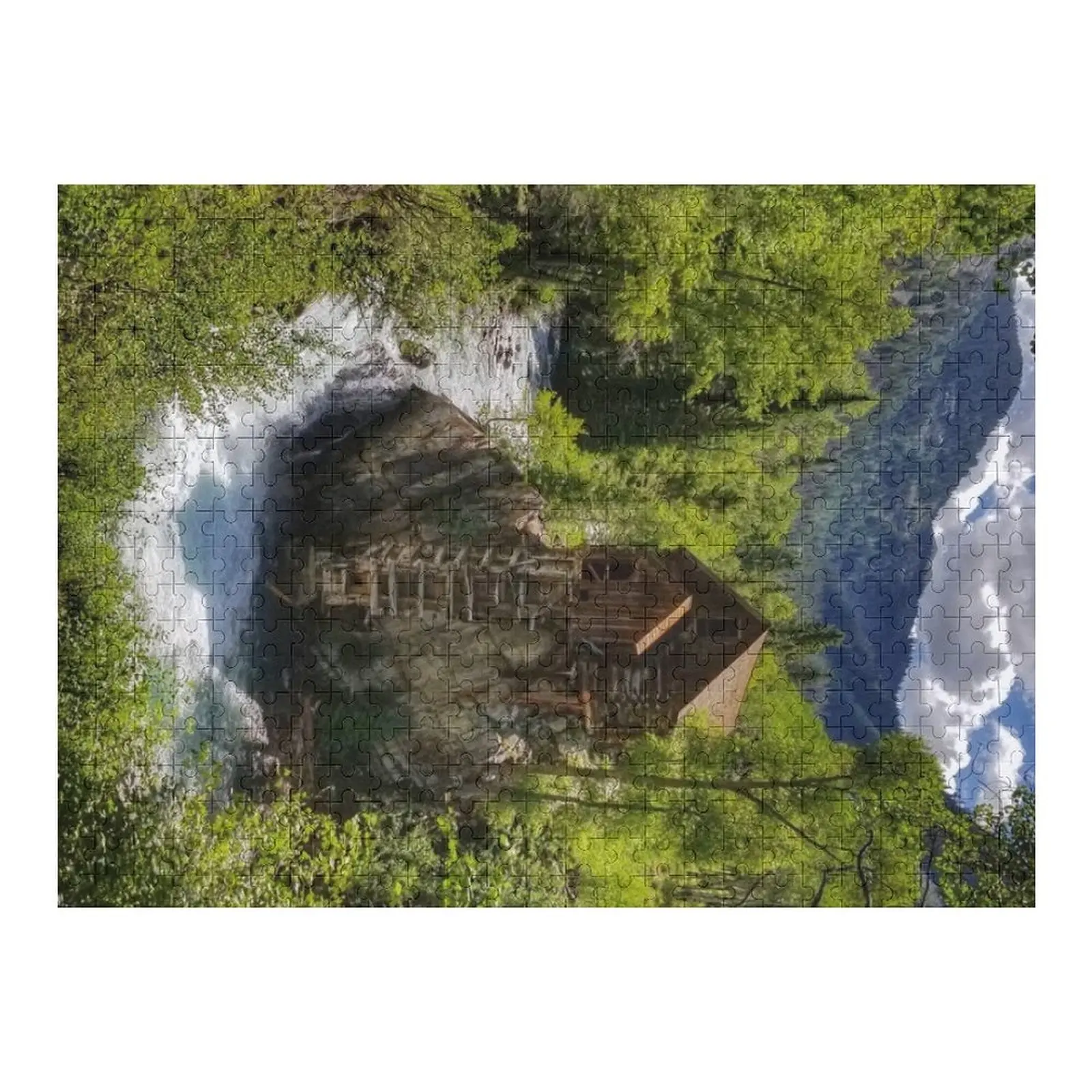 

Crystal Mill Jigsaw Puzzle Wood Name Toddler Toys Personalised Puzzle