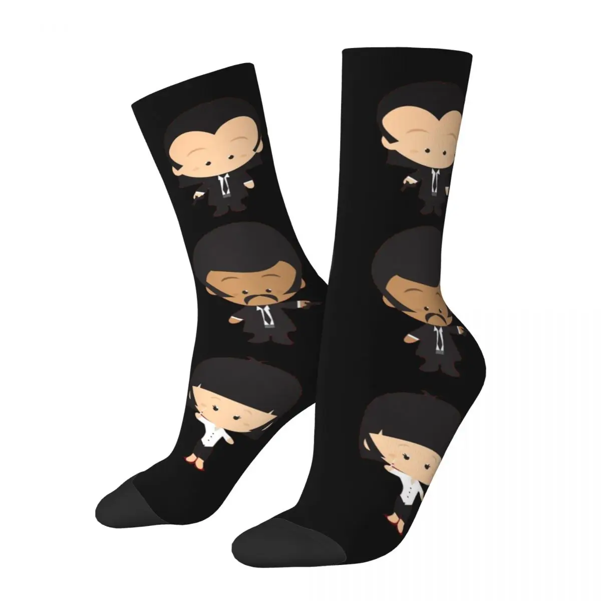 3D printing cosy Unisex Socks,Outdoor Crazy Design Pulp Fiction Basketball 11 Interesting Four Seasons Socks