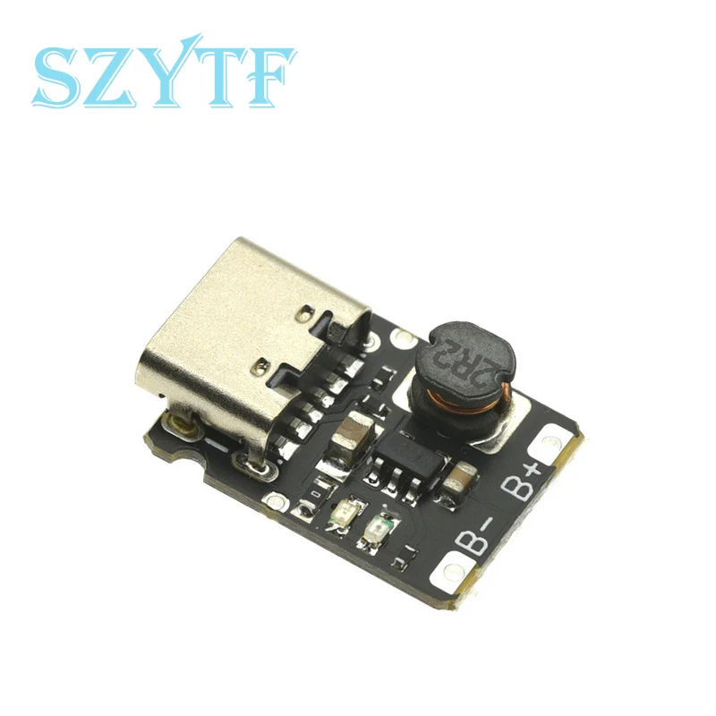 Type-C 5V Charge Discharge Integrated Module 3.7V 4.2V 18650 Lithium Battery Charging Boost Power Board Protection