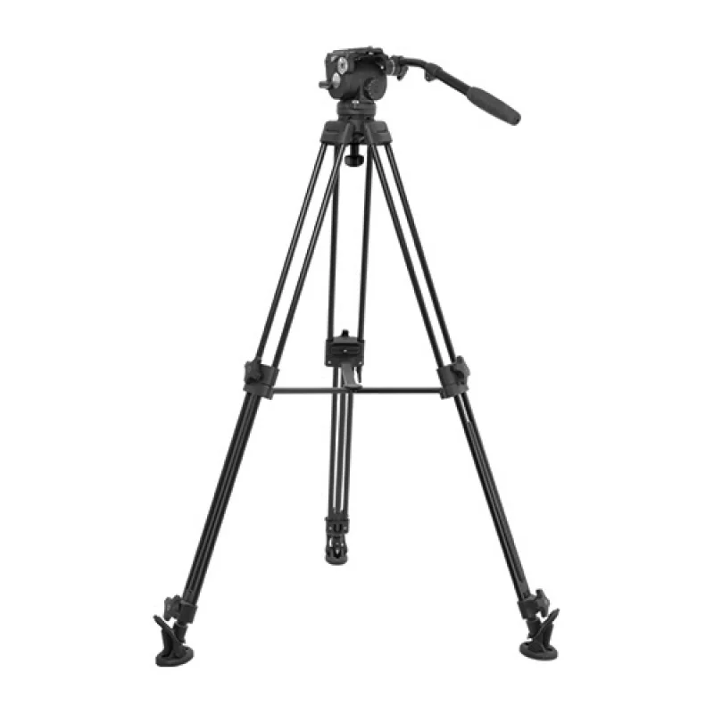 حامل ثلاثي القوائم E-IMAGE EG08AA احترافي مقاس 75 مم، حامل ثلاثي من الألومنيوم خفيف الوزن للفيديو