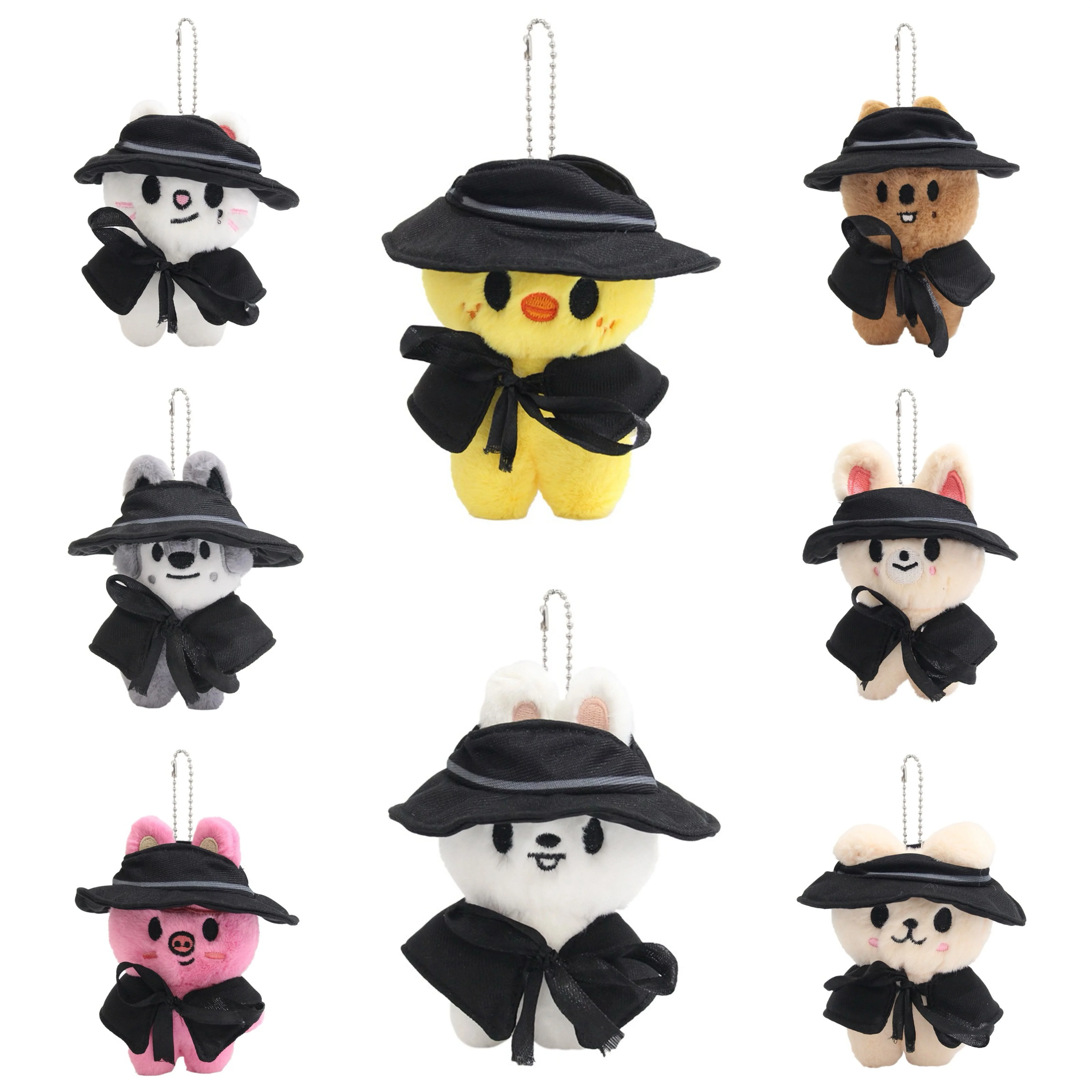 

K-POP StrayKids Returns Album DO IT Same Style Fang Can Li Longfu Huang Xuanchen Plush Doll Pendant Keychain