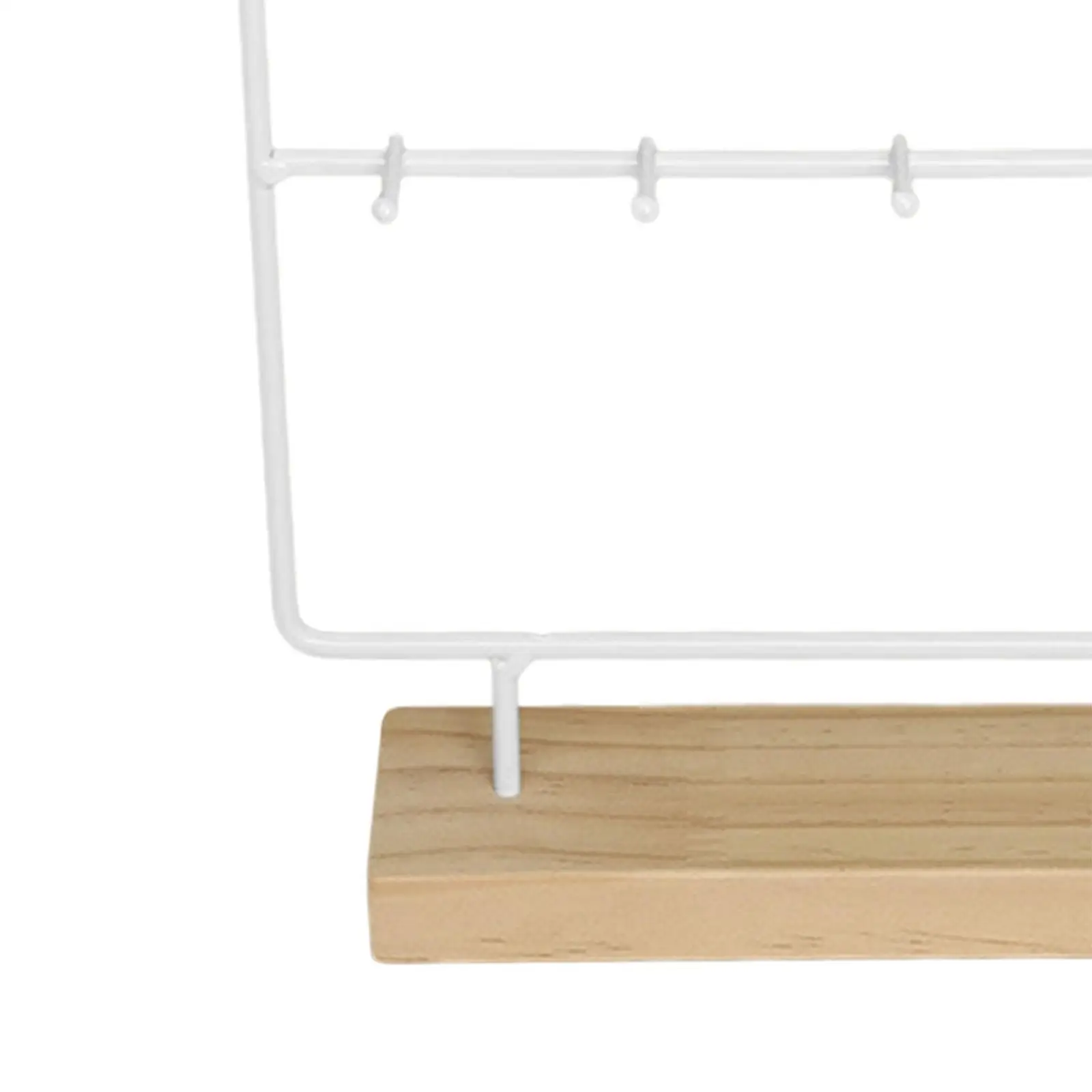 Jewelry Display Rack with 10 Hooks for Organizing Accessories