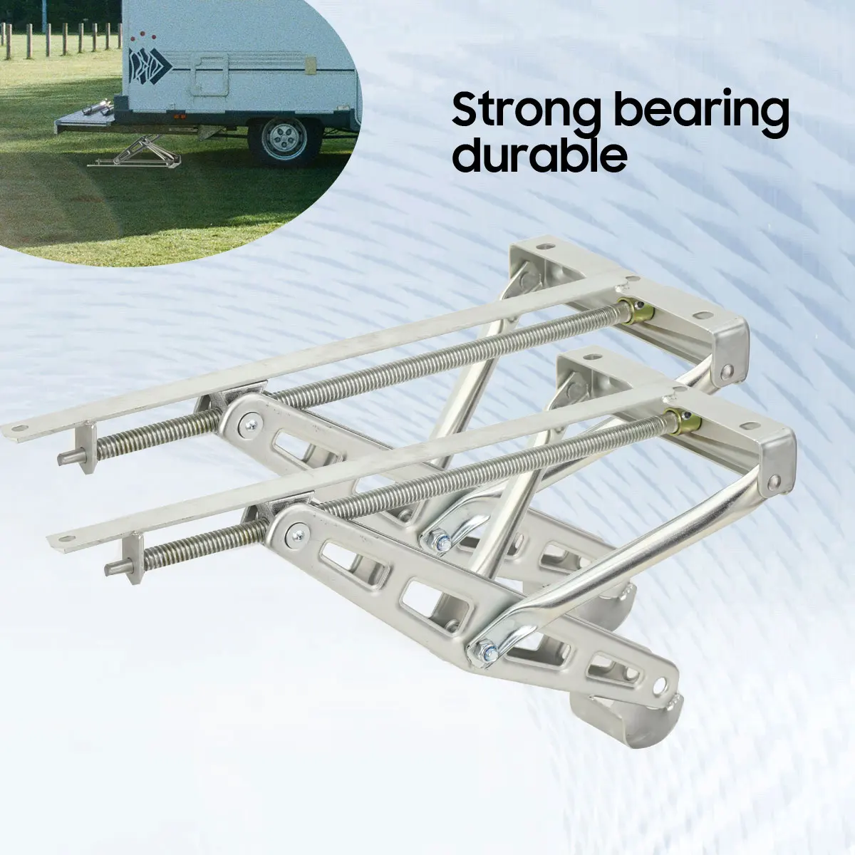 2 قطعة 800 كجم مقطورة استقرار قدرة استقرار الساقين رافع جاك RV وقوف السيارات دعم دليل الروك رفع Outriggers