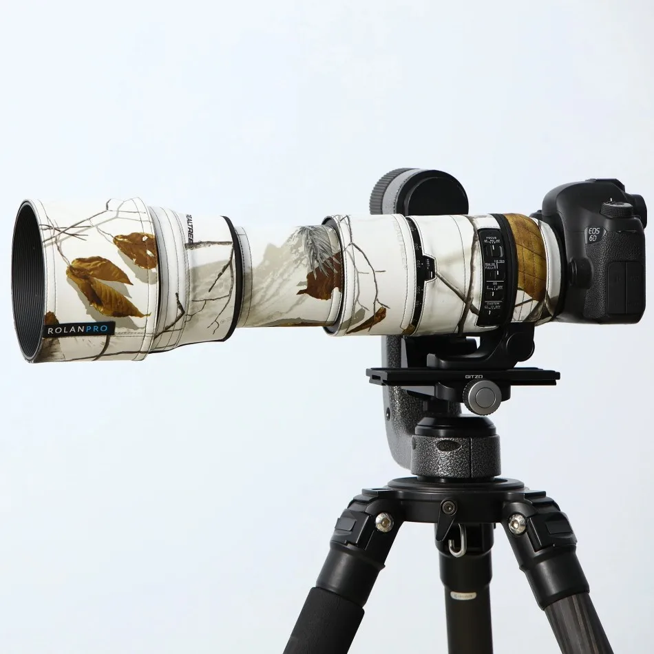 ROLANPRO Camera Lens Coat For SIGMA 150-600mm F5-6.3 DG OS HSM Contemporary Protective Sleeve Camouflage Case Rain Cover