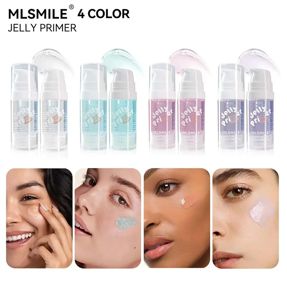 Hydration Boost Primer - Lightweight, Oil-Free, Matte Finish, Transparent Gel For All Skin Types, Natural Look Foundation C X3T9
