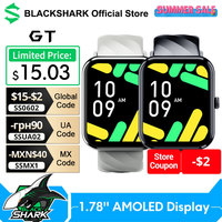 Global Version Black Shark GT SmartWatch BT Calling Health Monitoring 1.78 AMOLED Screen 10 Days Life 100+ Sport Modes