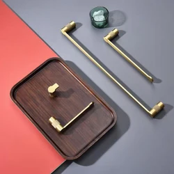 Brushed Gold Brass Coat Hook Paper Towel Holder Towel Hook Towel Ring Bath Towel Rod High Quality Kitchen Bathroom Accessories