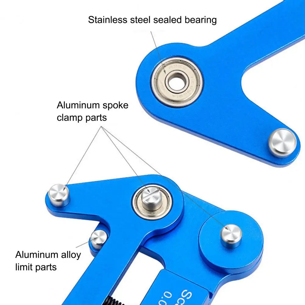 Lightweight Spoke Tension Tool Digital Bike Wheel Spoke Tension Meter for Mtb Road Bicycles Heavy Duty for Adjustment