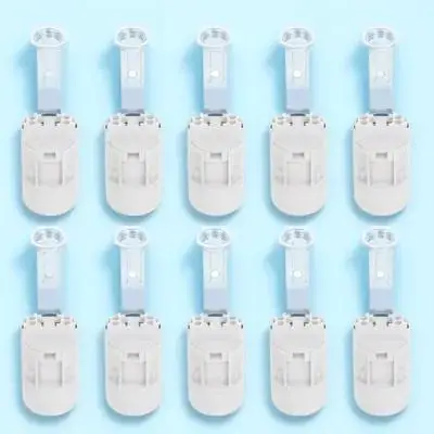 

10Pcs Candelabra Socket Replacement Plastic Zinc Alloy Copper Light Bulb Holders for Table Lamp Wall Lamp DIY Lighting