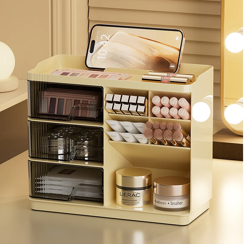 Makeup Organizer with Drawers for Vanity, Spacious Cosmetic Display Case, the Perfect Storage Solution for Your Beauty Essential