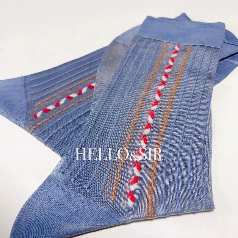 

Мужские носки из качественного эластичного нейлона в полоску, прозрачные, сексуальные, деловые, для официального стиля, эротические, для торжественных случаев