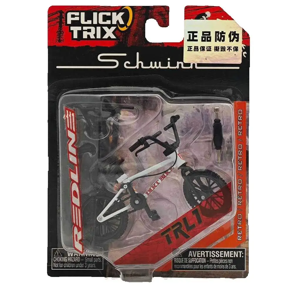 FLICK TRIX Miniature BMX Finger Bike PREMIUM Bicycle Diecast Toys Gift S&M DIRT -White #2