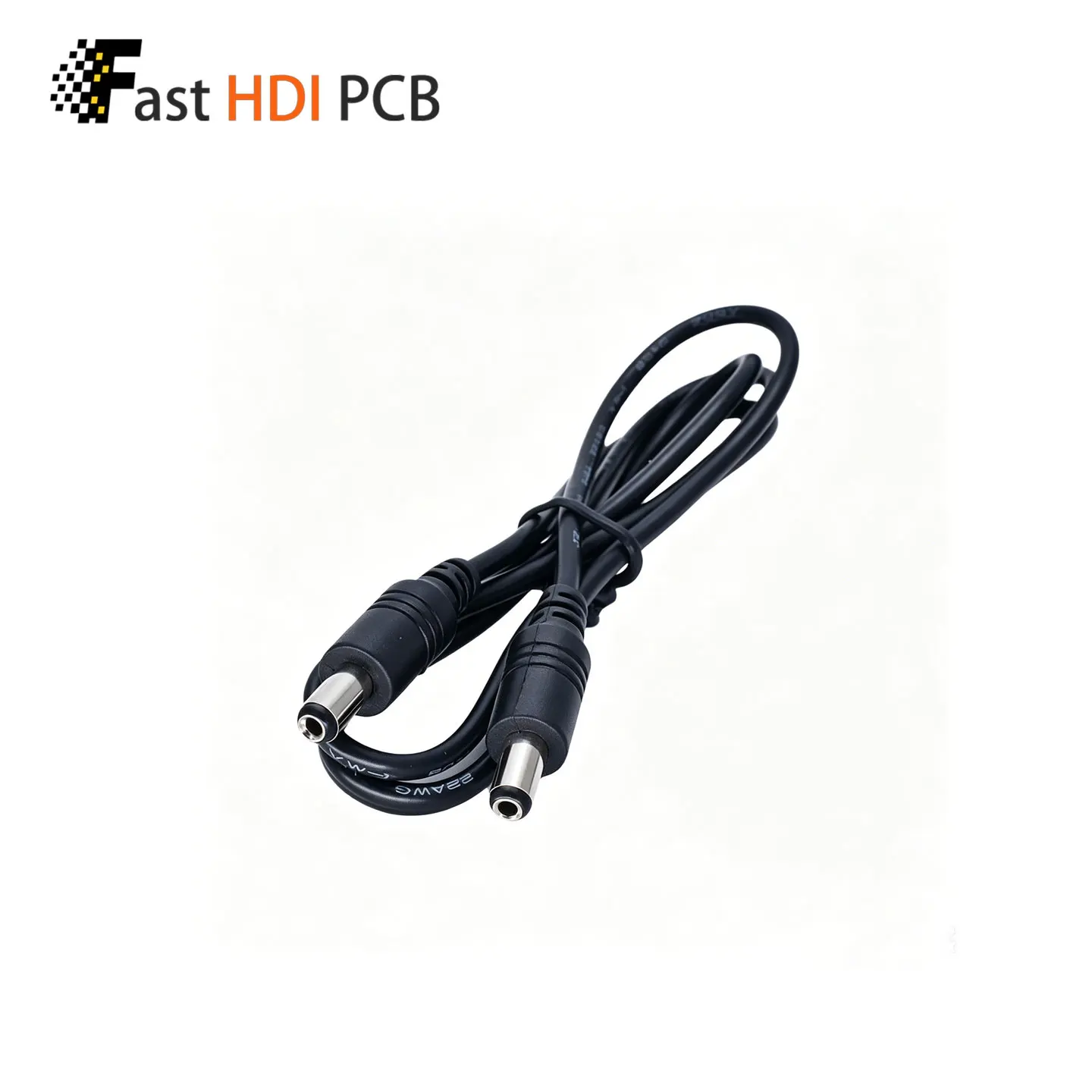 DC 5.5x2.1mm Male to Male Power Extension Cable 1 Meter 2A for CCTV Camera Router LED Strip – Double Male Barrel Jack Connector