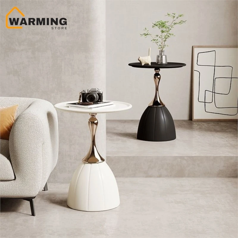 

Warming Light Luxury Living Room Sofa Side Cabinet Simple Coffee Table Creative Nordic Bedside Table 2024 Hot Sale Dropshipping