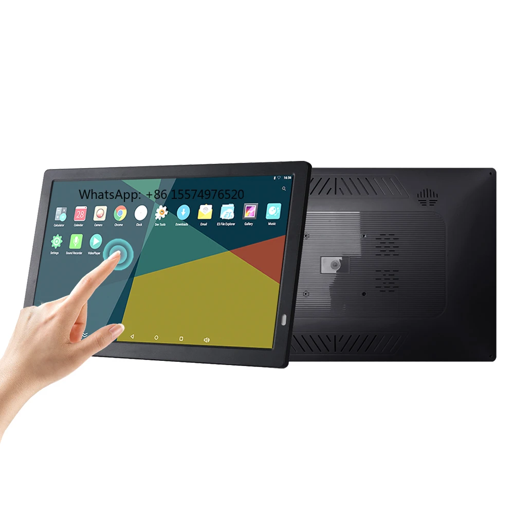 2026 Hot SellingIndustrial Large Android Tablet 21.5 Inch 24 Inch 27 Inch Wall Mount RJ45 POE Android Tablet PC with RK3566