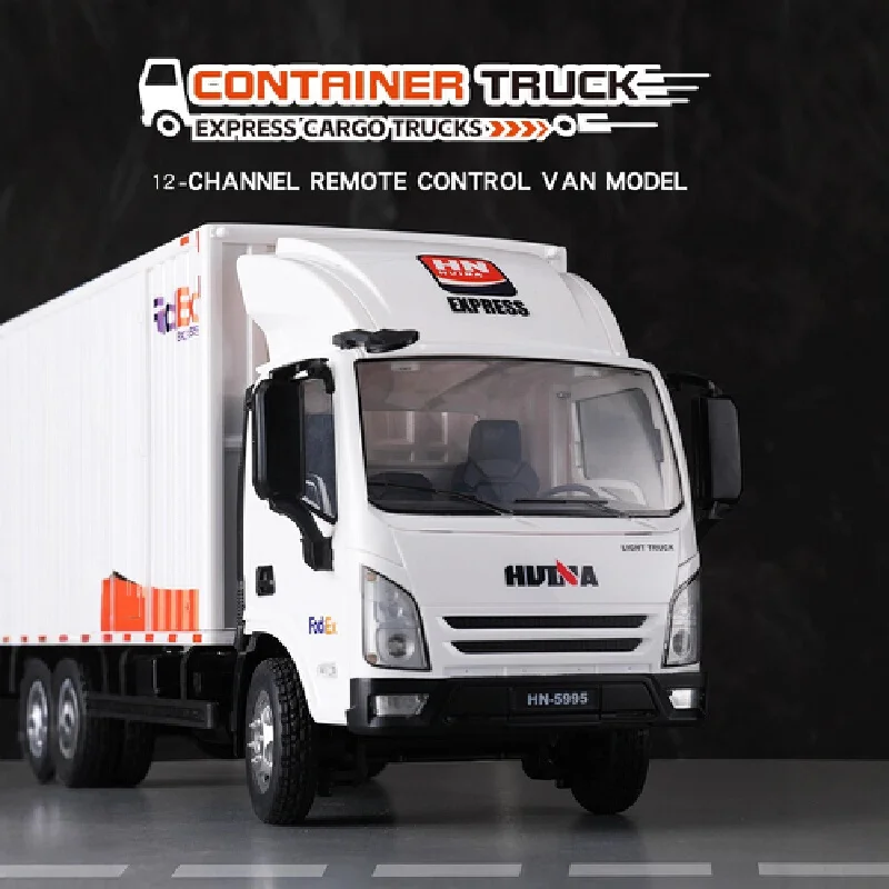 

HuiNan 524 Semi Alloy RC Car Model 1:18 Scale Twelve Channel Remote Control Truck Gift for Boys High Quality Toy & Hobby Item
