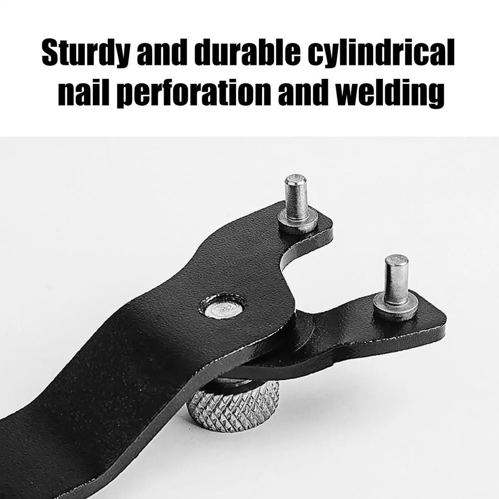 

Quick Disassembly Angle Grinder Wrench Two Claws Adjustable Thickening Lock Nut Wrench Universal Chromium Vanadium Steel