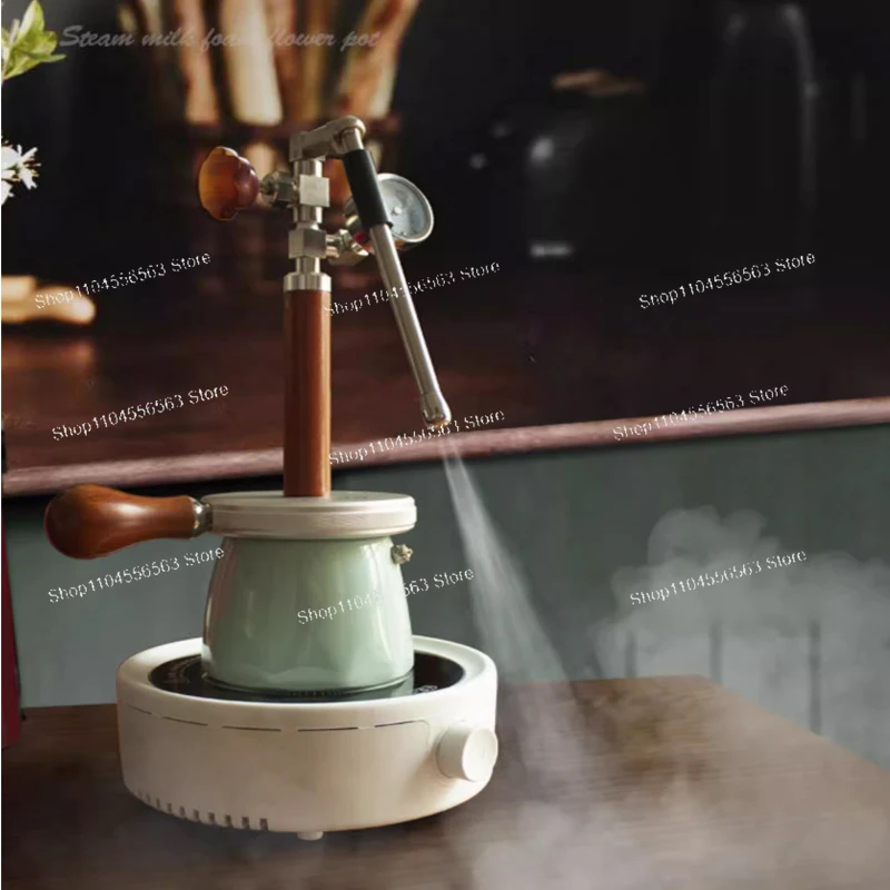 

Portable Pneumatic Milk Frother 4bar for Coffee, Steam Foam Maker for Outdoor Travel and Cappuccino Use