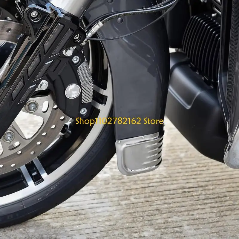 

547B Motorcycle Front Skirt Trim Cover Motorbike Modification Accessories Replacement Front Ribbed Trim Cover