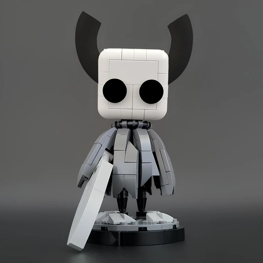 Hollow Knighted Game Ghost  Action Figures Building Block Model Kit MOC Insectoid Warrior Brickheadz Brick Toy Kid Birthday Gift