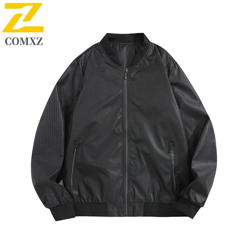 

COMXZ Тренч однотонный ветрозащитный легкий уличный кемпинг рабочий мужской Chaqueta походная теплая устойчивая к царапинам верхняя одежда