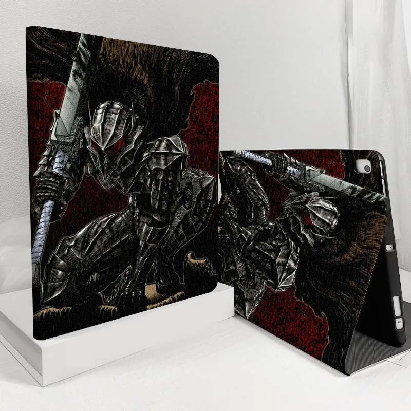 

Anime Berserk Art Logo For iPad Pro Air Mini 1 2 3 4 5 6 7 7th 8th 9th 10th 11th 10.2 9.7 10.5 10.9 11 12.9 13 Inch Tablet Case