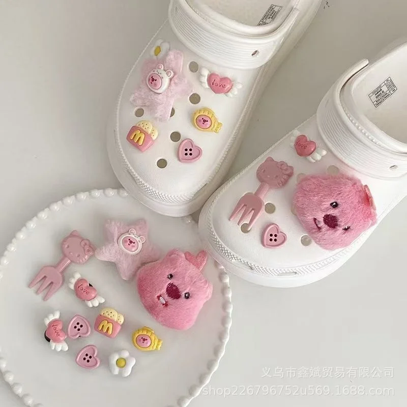 New Jibbitz Plush Cute Capybara Statue Shoe Charms For Clogs Kapibara Series Diy Accessories For Shoes And Slippers Xmsa Gifts