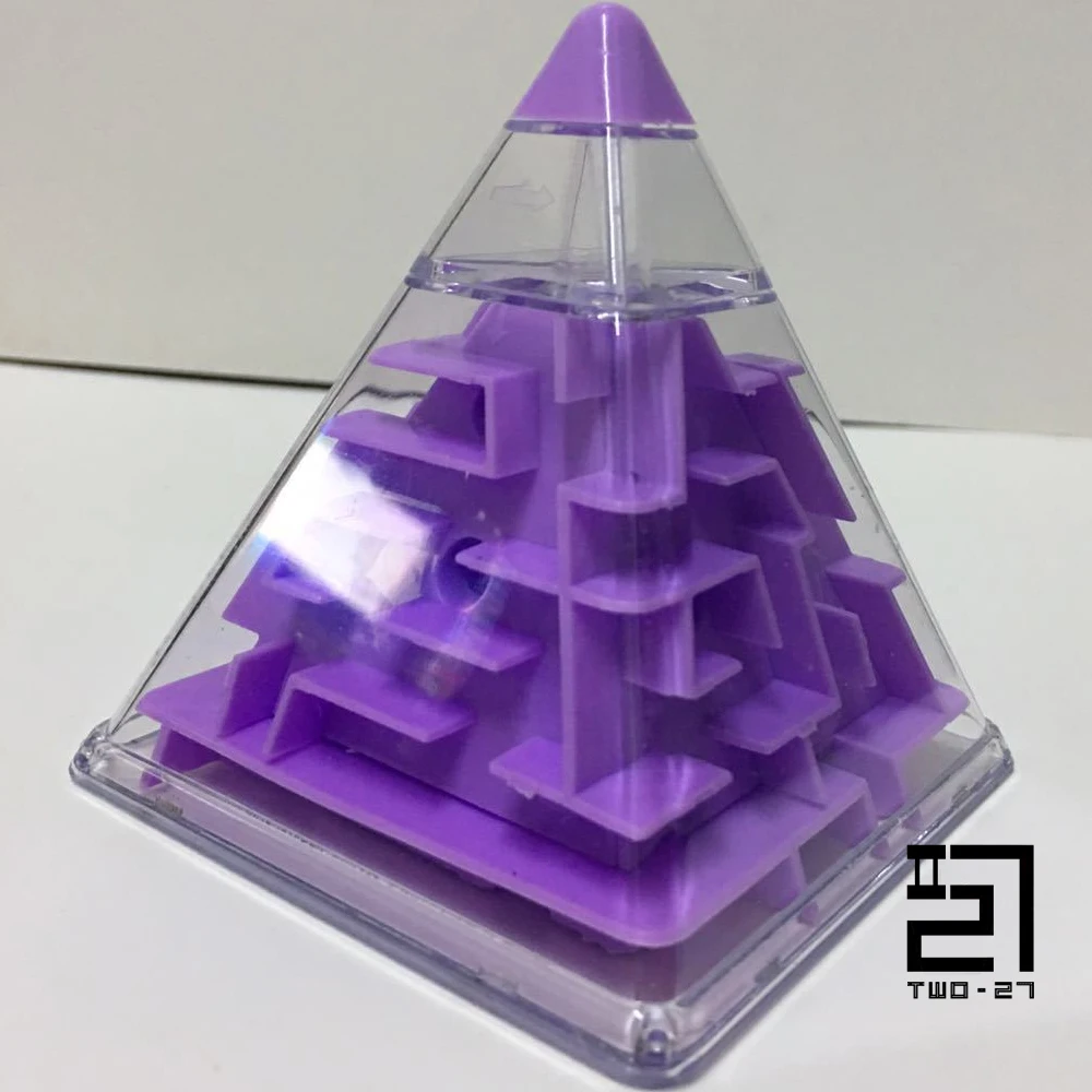 Puzzle Transparent en forme de Pyramide pour petits garçons, 3D, triangle, Cube, vente en gros