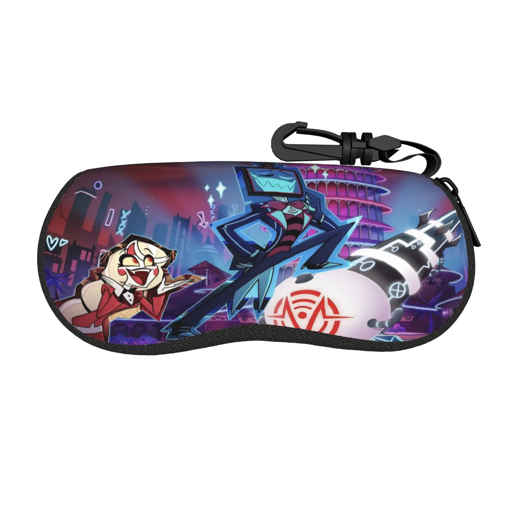 Hazbins Hotels Angel Dust Vox Glasses Case Girl Boy New Box  Sunglasses Storage Box Protector Eyewear Container
