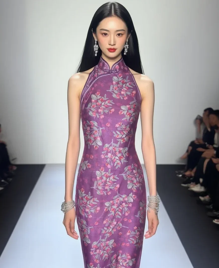 

High quality natural pure ramie linen fabric summer thin Chinese robe dress long dress organization DIY sewing DIY