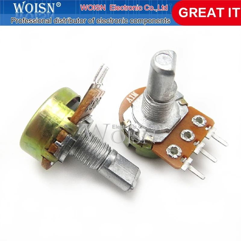 5PCS APAI 148 single-pole potentiometer A1M anti-handle length 15MMF with 41 steps In Stock