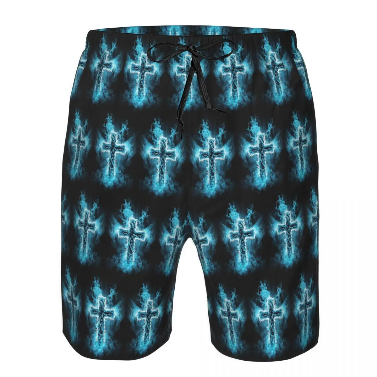 Pray Holy Bible Cross Jesus Trunks Beach Board Shorts Casual Quick Dry Swim Summer Men Pants