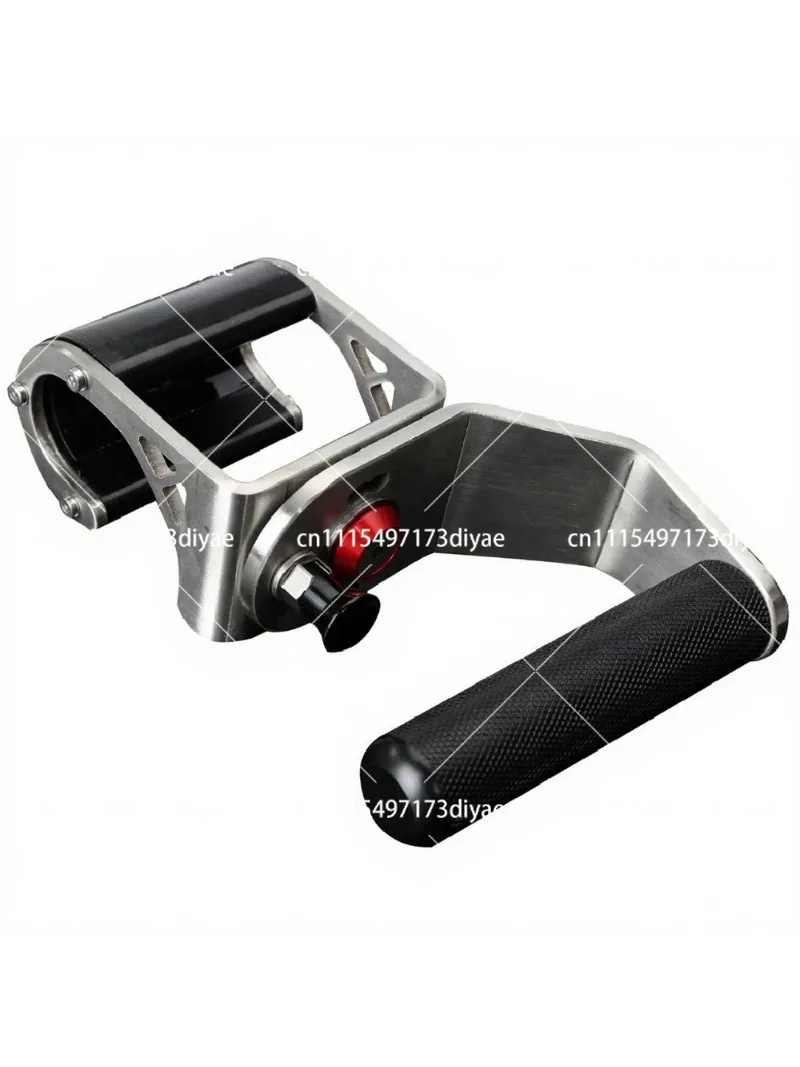 360° Rotating Cable Handles Pair Adjustable Lockable Gym Attachments for Back Training Lat Pulldown