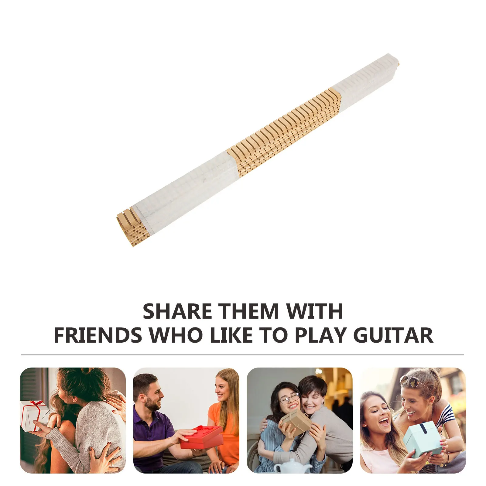 

8pcs Guitar Purfling Binding Strip Flexible Waterproof Inlay For Acoustic Classical Guitar Ukulele Decorative Edging Accessory