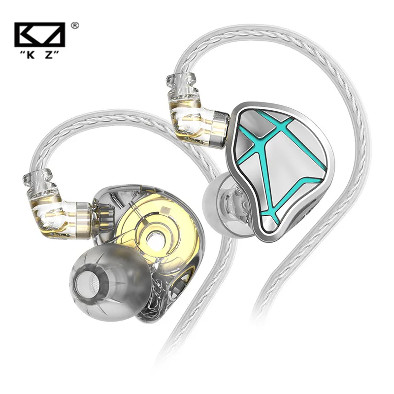 KZ ESX 스페셜 에디션 다이나믹 이어폰, 하이파이 베이스 유선 이어버드, 인이어 모니터, 스포츠 헤드셋, 2 핀 케이블, ZSX EDXPRO ZES EDC, 12mm 