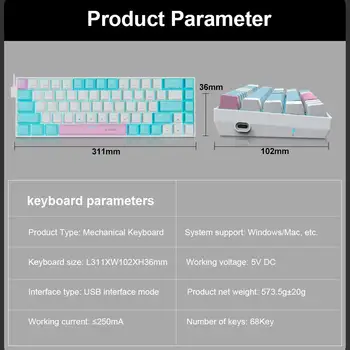 8 最佳銷售 紅色鍵盤 - №3