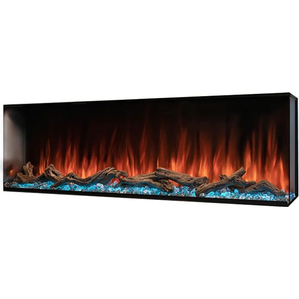 Modern Flames Landscape Pro Multi Electric Fireplace | Customizable Multi-Colored LED Light Ambience | Remote/App Controlled | 6