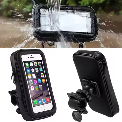 Bicycle Universal Phone Holder Waterproof Case Bike Phone Bag for IPhone15 Samsung S9 Mobile Phone Stand Support Scooter Cover