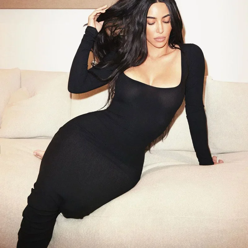 Ribbed Solid Long S… - image