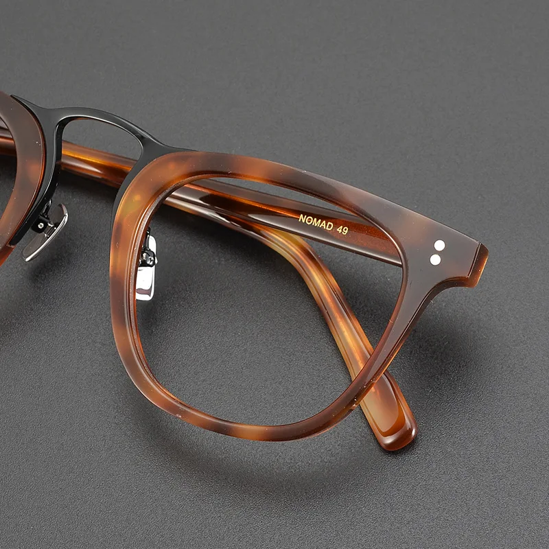 Japanese Handmade Acetate Frames Square Men High Quality Myopia Reading Prescription Eyeglasses Vintage Frames Glasses Eyewear