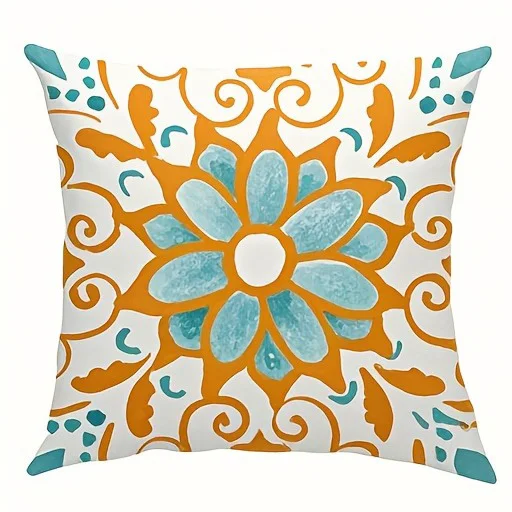 Pillow covers decorative Pillow case Colorful Floral Pattern Pillowcase ,Sofa bedroom cushion cover, single-sided printing
