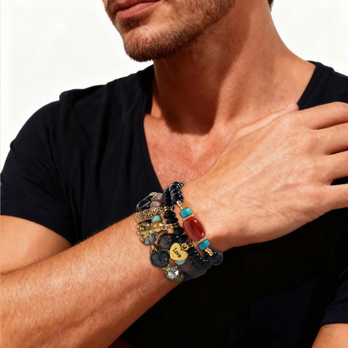 Boho Charm Bracelet… - image