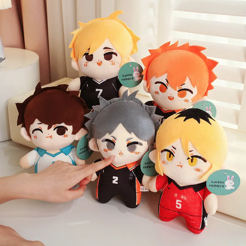 1Pc 26cm Anime Haikyuu Series Plush Toys Cartoon Hinata Shoyo Tobio Kageyama Kei Tsukishima Stuffed Dolls Fans Collection Gift