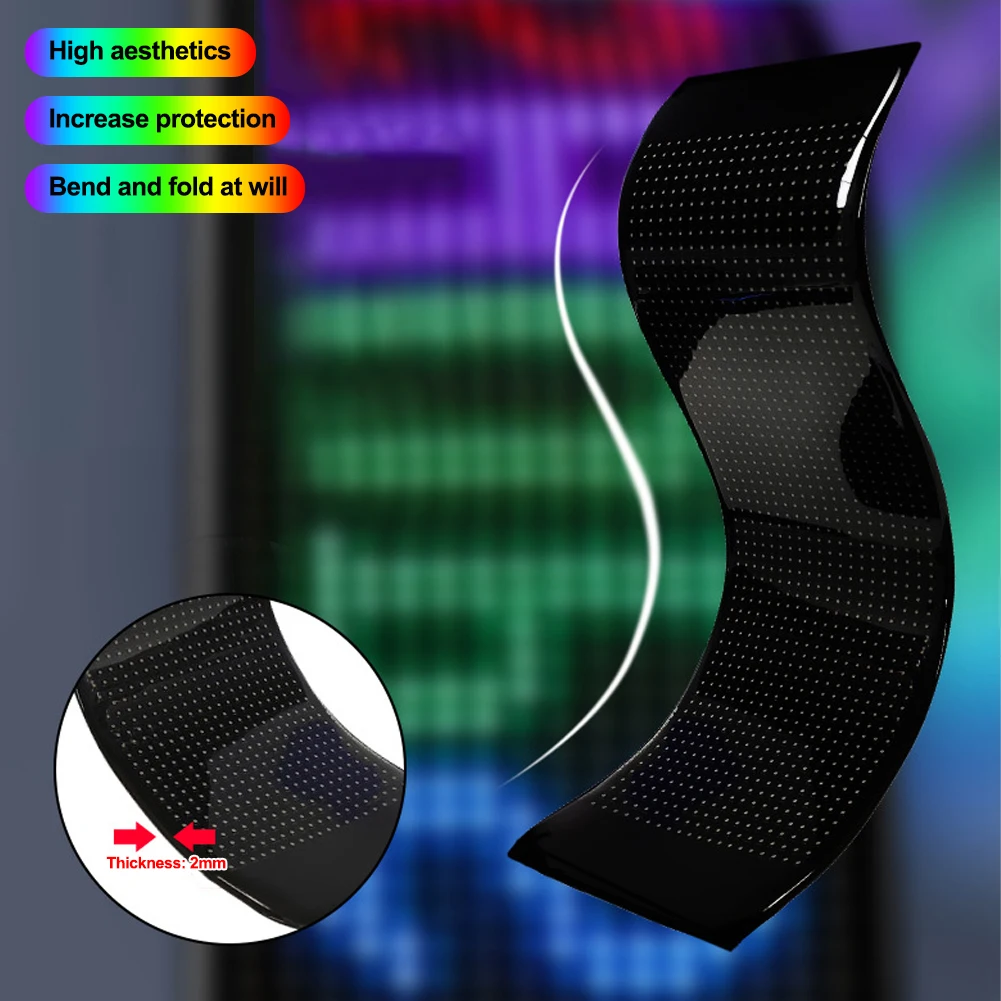 

Автомобильная светодиодная пиксельная панель, приложение, дистанционное управление, мягкое складное освещение, граффити, прокрутка, вывеска, лобовое стекло, рекламный экран