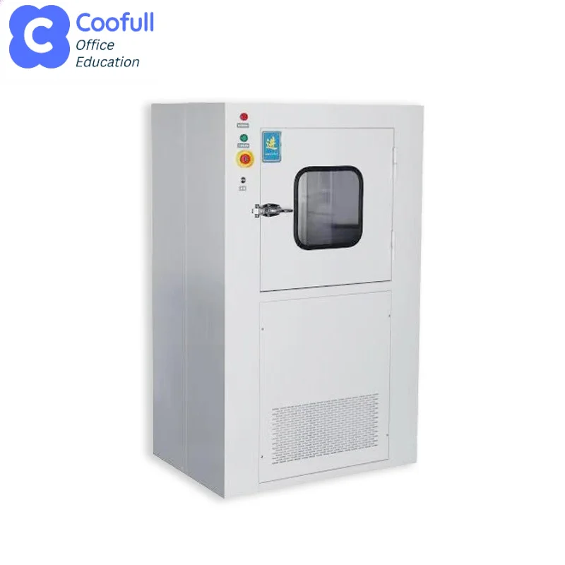 COOFULL  stainless steel air shower transfer window in clean and dust-free workshop, laboratory air shower interlocking  box