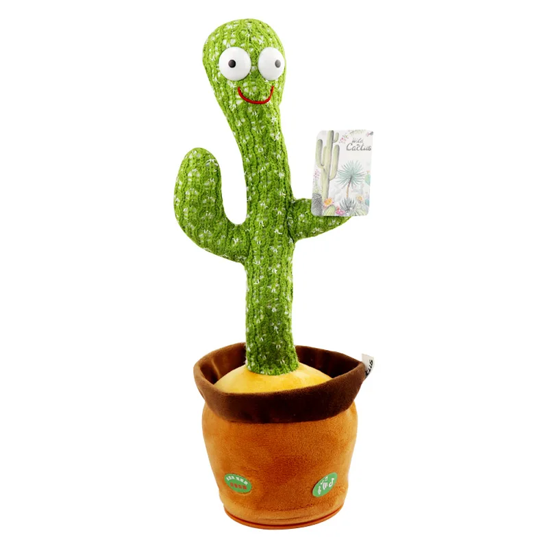 Dancer Cactus Toy Multi Language Songs Version Options Musical Dancing Cactu Electronic Plush Toy Funny Birthday Gift for Kids